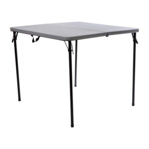 Folding tables are so multi-functional you’ll wonder how you lived without them. This square folding table is beneficial in a multitude of settings that include banquet halls