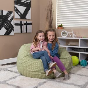 this lounge chair easily conforms to your body for an incredible seating experience. A metal safety zipper secures the beads and prevents them from leaking out. The upholstery can be spot cleaned with a damp cloth or remove the slipcover for machine washing when a more thorough cleaning is needed. Bean bags are cool chairs for young kids