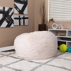 Create a relaxing spot to hangout in virtually any room in your space with this cozy oversized bean bag chair. Floor seating is great for any room and this cute bean bag chair can be pulled out any time you want a soft snuggly place to rest. Add flexible seating in the corner of your classroom where students can congregate to socialize or read. Having fun seating in the classroom can create a unique and more enjoyable learning experience. Filled with refillable polystyrene polymeric beads