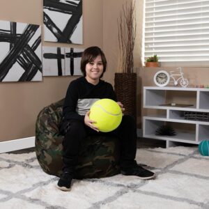 this bean bag can comfortably fit teens and adults. Add flexible seating in the corner of your classroom where students can congregate to socialize or read. Having fun seating in the classroom can create a unique and more enjoyable learning experience. Filled with refillable polystyrene polymeric beads