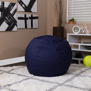 If you have younger children this small bean bag chair is perfect or letting your toddlers explore. With this low-set floor chair young kids can play without hurting themselves. Don't let the kiddos have all the fun