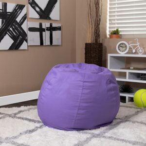 If you have younger children this small bean bag chair is perfect or letting your toddlers explore. With this low-set floor chair young kids can play without hurting themselves. Don't let the kiddos have all the fun
