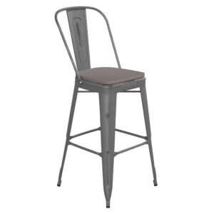 you'll be pleasantly surprised how well these metal bar stools blend in with your existing furnishings. Constructed to hold up in commercial settings