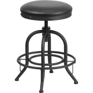 this counter height stool is sure to impress! Wherever you place this black bar stool