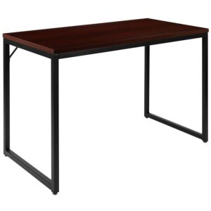 Whether you need a simple style computer desk to furnish your new office suite or are working from home this industrial style office desk offers plenty of tabletop work space