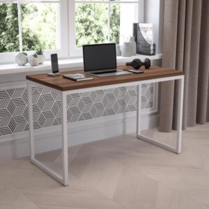 Whether you need a simple style computer desk to furnish your new office suite or are working from home this industrial style office desk offers plenty of tabletop workspace
