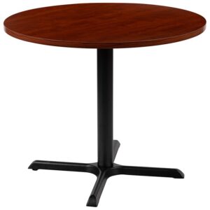 Bring the meeting to your office for one-on-one connections that you need to have with your staff on an ongoing basis. This round conference table is ideal for offices to provide a separate meeting space from your workspace. This small conference table can seat up to four colleagues. Providing a sleek appearance