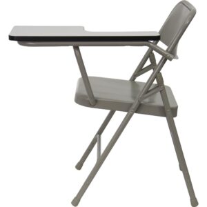 this beige folding chair with left-handed folding tablet arm is an ideal solution. Many night schools