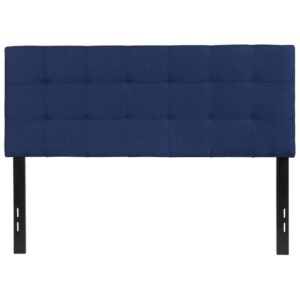 you need a headboard to provide extra support. A headboard gives your room a very personal touch and allows you to show off your style. This gorgeous navy full headboard features button tufting and a diamond stitch pattern design