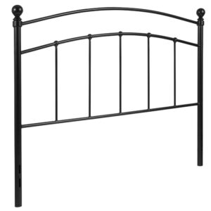 you need a headboard to provide extra support. A headboard gives your room a very personal touch and allows you to show off your style. This black full size headboard has the features to define a space while remaining soft on the eyes. A simple design with a touch of traditional flair provides an open and airy look to your bedroom. Vertical slats