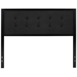 Add tasteful style to your bedroom with this button tufted headboard with adjustable bed rail slots. Panel headboards make your bedroom appear larger with its slim design. After a long day get in the bed without complication by not having to go around the entire frame when you're trying to get in bed quickly. For those who hate or love to make-up their bed it is much easier to do without a bulky footboard in the way. If you have a longer physique you will appreciate being able to spread out without hitting your feet against a footboard. Add the final touches to your bedroom or guest room with this alluring centerpiece that will complement your contemporary or traditional rooms.