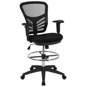 Discover a new way of office seating with an ergonomic drafting chair. With a rise in standing desks you need a compatible office chair to travel the distance with you. Enjoy the comforts of an ergonomic office chair in a taller frame to meet the needs of students and professionals working at above average desk heights. If you're seeking an office chair to work at above standard heights in environments such as banks