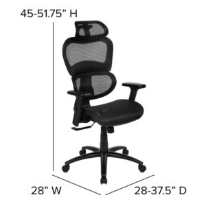 a stylish curved back and arm pads that pivot inward and outward this desk chair is designed for support. Mesh office chairs offer ventilated airflow during summer months and days when demands are high. Working in an office environment can take a toll on your posture if not properly supported which can lead to poor productivity. What makes this office chair unique and ergonomic is the synchro-tilt where the back and seat recline at a 2-to-1 ratio respectively