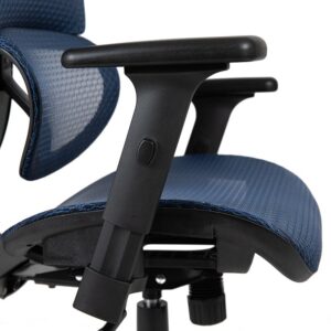 Transform your basic office chair into something outstanding by replacing it with this ergonomic mesh office chair brimming with comfort. Structured with a deep curved seat