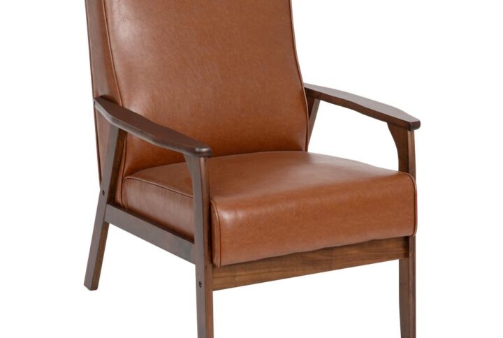 Easily launch your home or business into the 21st century with the timeless elegance of this commercial grade mid-century modern upholstered armchair. Not only does this chair look great