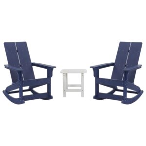 this indoor/outdoor seating set is long-lasting. Constructed from polystyrene