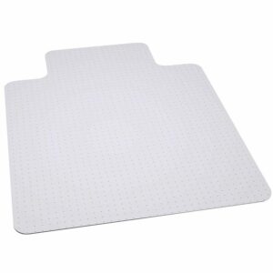 commercial grade chair mat that will prevent carpet wear caused by chair casters. Rated to hold up to 400 lbs.