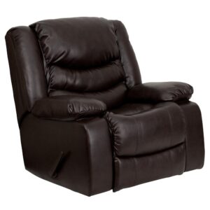 Settle into this sumptuous rocker recliner after a tough day