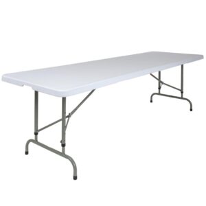 Invite everyone over for the holidays with plenty of elbow room on this 30x96 plastic folding table. If you have a large family