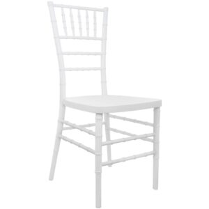 This White Chiavari Chair will complement any elegant banquet