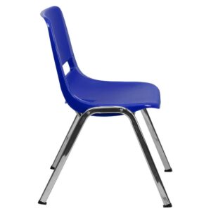 these student desk chairs stack up to 20 chairs high. We consider this student stack chair to be the premier stack chair - essential for every school and classroom setting.