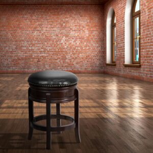 this dining counter stool can help warm up the ambiance in your home.