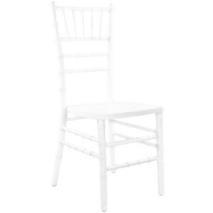 These White Chiavari Chairs are an ideal complement to an elegant banquet