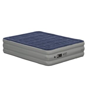 Always be ready for out of town company or visits from the grandchildren and have a sleep space for party guests who shouldn't be driving when you purchase this queen size air mattress with built in pump. Everyone likes their sleep surface a little different and this queen size air mattress allows you to customize the firmness to your desired level. Add or remove air with the inflate/deflate switch on the internal built in pump to get your perfect fit. Not only is our best air mattress with built in pump customizable