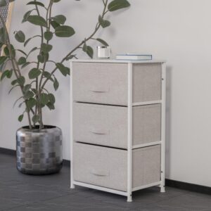 Get much needed storage at an economical price that works anywhere in your living space with this 3 drawer vertical organizer. Whether you need a place for current or out of season clothing