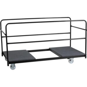 Move your folding tables faster by being able to transport several tables at once. This heavy duty dolly is very durable and designed especially for commercial use. The folding table dolly will enable you to quickly set up and take down your events in much less time with much less work. If you are looking forward to achieving increased productivity when it comes to setting up your next event