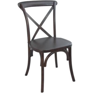 These Walnut X-Back Chair are an ideal complement to elegant banquet halls