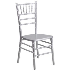 Add elegance to your fine dining establishment with this classically styled chiavari chair. Chiavari chairs demonstrate warmth and can be used as is around banquet tables or in rows at outdoor wedding ceremonies. Embellish by adding white or colorful chair covers to match your event colors and seal with a sash. Place these dining chairs around your kitchen or dining room table for an opulent seating arrangement. If you're an event planner or manage a banquet facility place these ballroom chairs around a decorated banquet table to provide inspiration to potential clients. Chiavari chairs are popular rental chairs to purchase for your event rental business as more people plan out their own events and are unable to store chairs after huge events and parties. The chairs stack up to 10 high to be stored away when not in use and are easy to clean after events. A heavy-duty construction with reinforced stress points and a 1100 pound static weight capacity