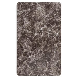 This classic rectangular marble table top adds elegance and is the perfect way to add a fresh