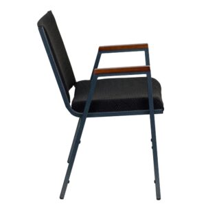 these padded stack chairs offer versatility to be used in a myriad of environments. Utilize this multipurpose side chair in the church