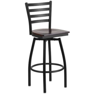 Allow customers to access the bar and bar height table at your restaurant easily with a swivel barstool. Commercial furniture needs to be durable and low maintenance so metal barstools are a popular choice for furnishing restaurants