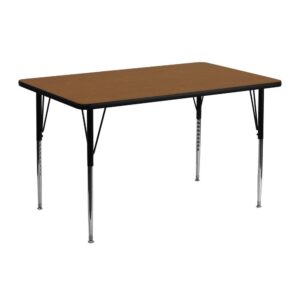The Rectangular Activity Table is a versatile option for school classrooms