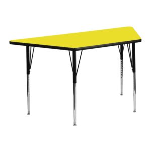 The Trapezoid Activity Table is a versatile option for school classrooms