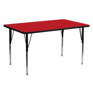 The Rectangular Activity Table is a versatile option for school classrooms