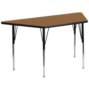 The Trapezoid Activity Table is a versatile option for school classrooms
