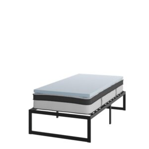 A great night's sleep should never be taken for granted and this bundled set including a 14 inch bed frame