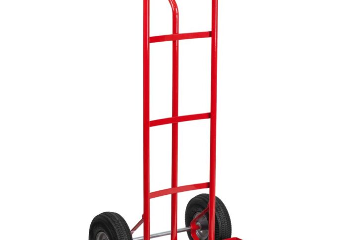 Move your event chairs faster and more efficient by being able to transport several chairs at once. This hand truck is designed to accommodate all types of stackable Chiavari chairs. The narrow design allows you to breeze through standard doorways. The tall handle makes it easy to push