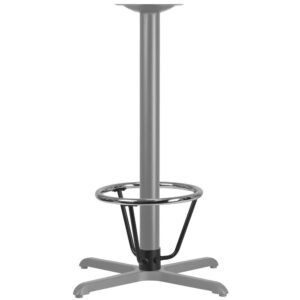 which in turn will have them ordering more food and drinks. The chrome finished foot rest is set apart from the black mount finish. Equip your restaurant bar tables with this chrome foot ring that will add style and functionality