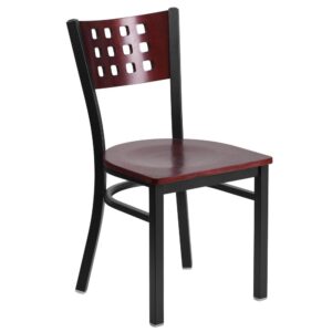service and attractive furnishings. The metal chair is a popular choice for furnishing restaurants