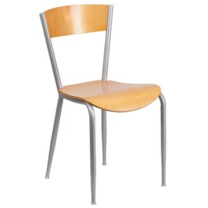 The metal dining chair is a popular choice for furnishing restaurants