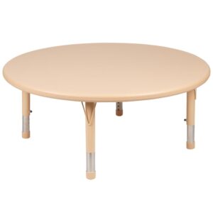 Interaction with other kids is essential for developing tots and a round activity table allows for this interaction to happen effortlessly. Perfect as a classroom table