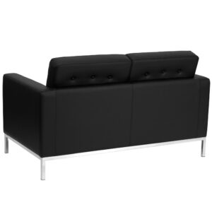 reception area or home. It features a straight arm design with fixed