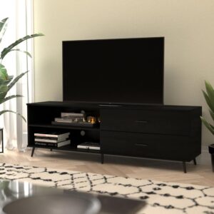Storage space is a must and today's TV stands have blended sophisticated style with functional utility to provide display surfaces for electronics and treasured keepsakes and storage for remote controls