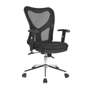 The Techni Mobili High-Back Mesh Task Chair has a sleek