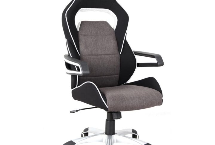 Bring style and function to your place with Techni Mobili Ergonomic Upholstered Racing Style Home & Office Chair. Put the fun in functional with this racing-style chair. It is made with rich fabric and contoured segment padding to ensure your comfort and convenience. It comes with impressive design and features built to emulate an ergonomic racing style seat which creates a modern stylish look without sacrificing functionality. From pneumatic height adjustment mechanism