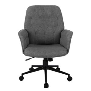 Techni Mobili offers the perfect pick for your place. The chair has fixed contoured armrests and is itself wrapped in polyester blend upholstery showcasing a versatile solid hue